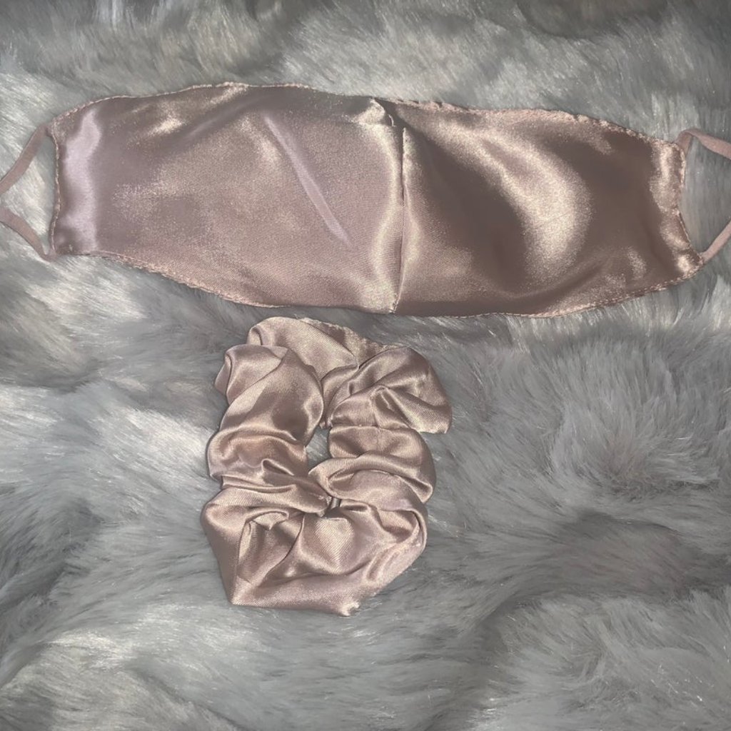 New Satin Face Mask  Scrunchie